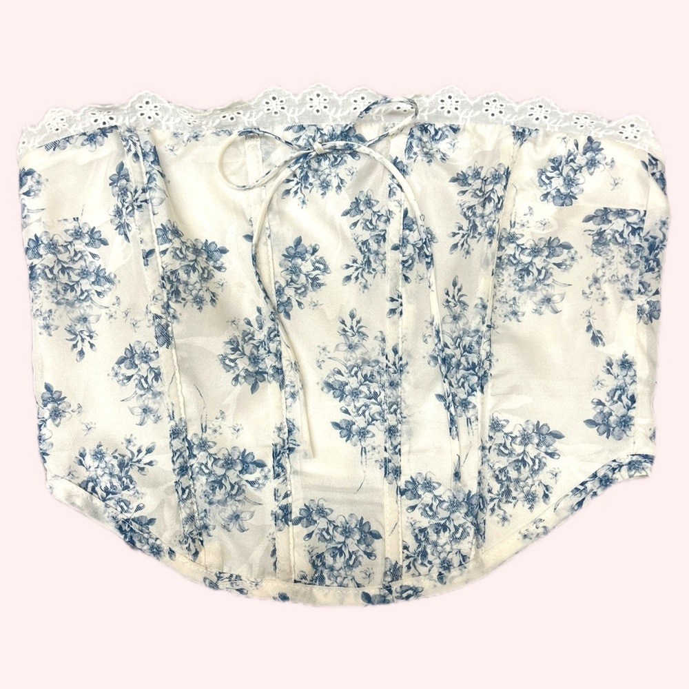 Victoria + Sophia corset top Small